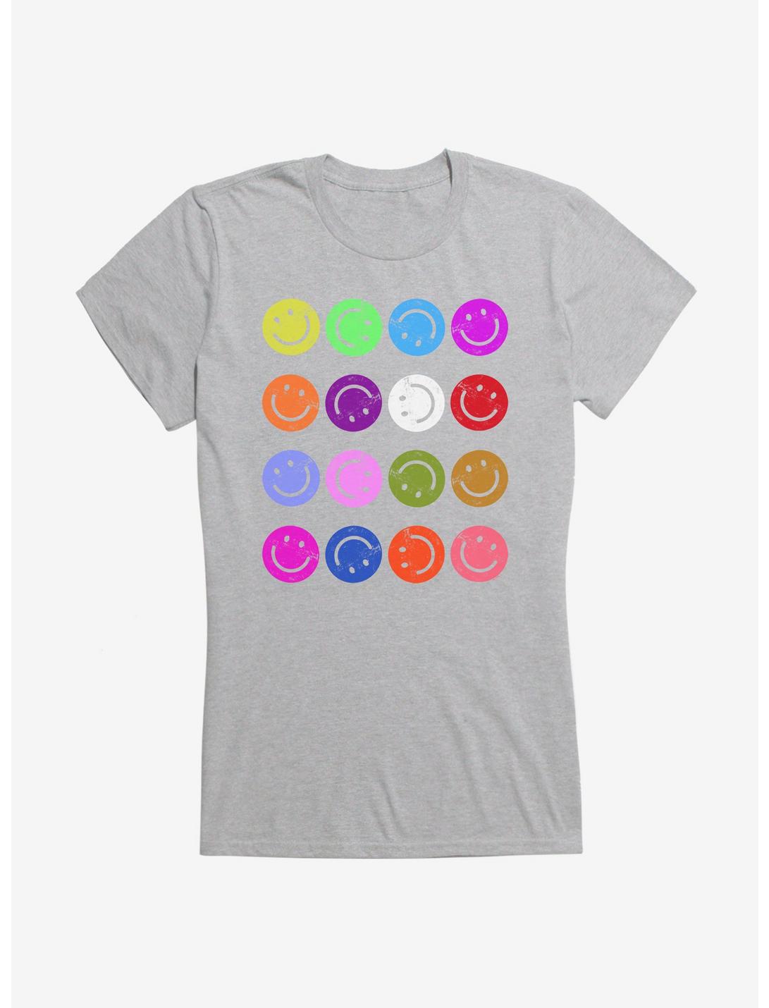 ICreate Carnival Emoji Girls T-Shirt, HEATHER, hi-res