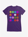 ICreate Carnival Emoji Girls T-Shirt, PURPLE, hi-res