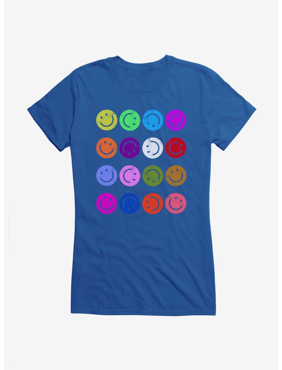 ICreate Carnival Emoji Girls T-Shirt, ROYAL, hi-res