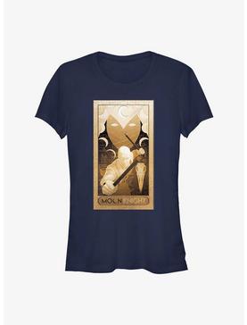 Marvel Moon Knight Gold Glyphs Poster Girls T-Shirt, NAVY, hi-res