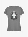 Marvel Moon Knight Mask Logo Girls T-Shirt, CHARCOAL, hi-res