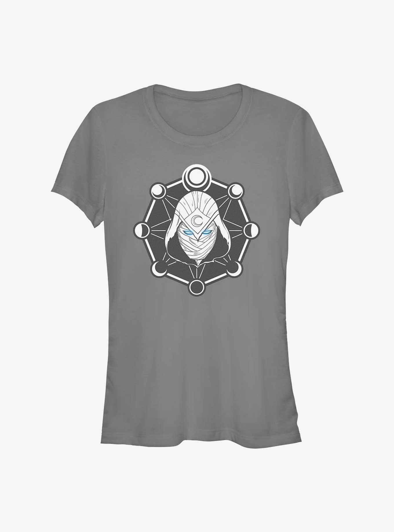 Marvel Moon Knight Mask Logo Girls T-Shirt, , hi-res