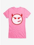 ICreate Confused Devil Girls T-Shirt, CHARITY PINK, hi-res