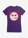 ICreate Confused Devil Girls T-Shirt, PURPLE, hi-res