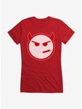 ICreate Confused Devil Girls T-Shirt, RED, hi-res