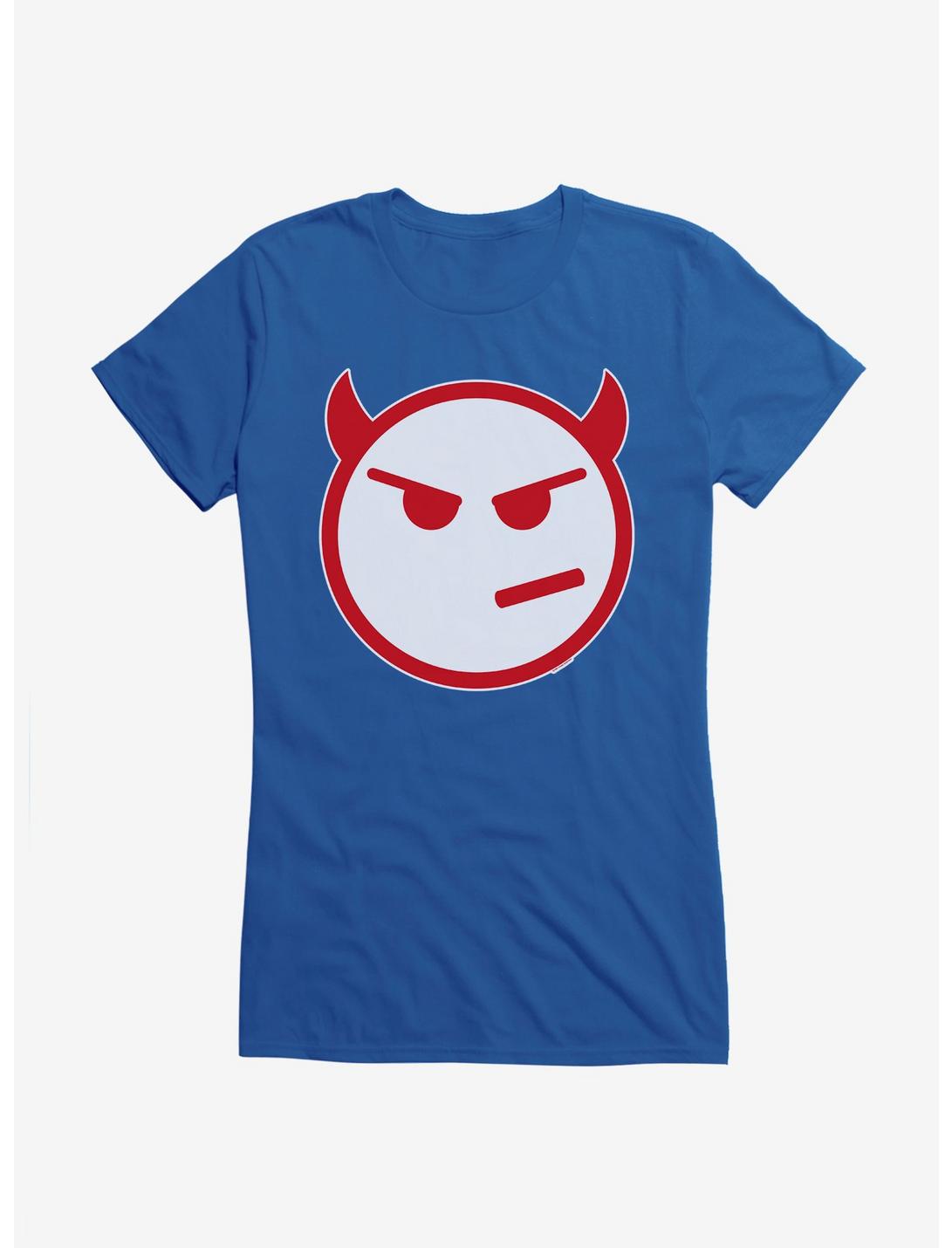ICreate Confused Devil Girls T-Shirt, ROYAL, hi-res
