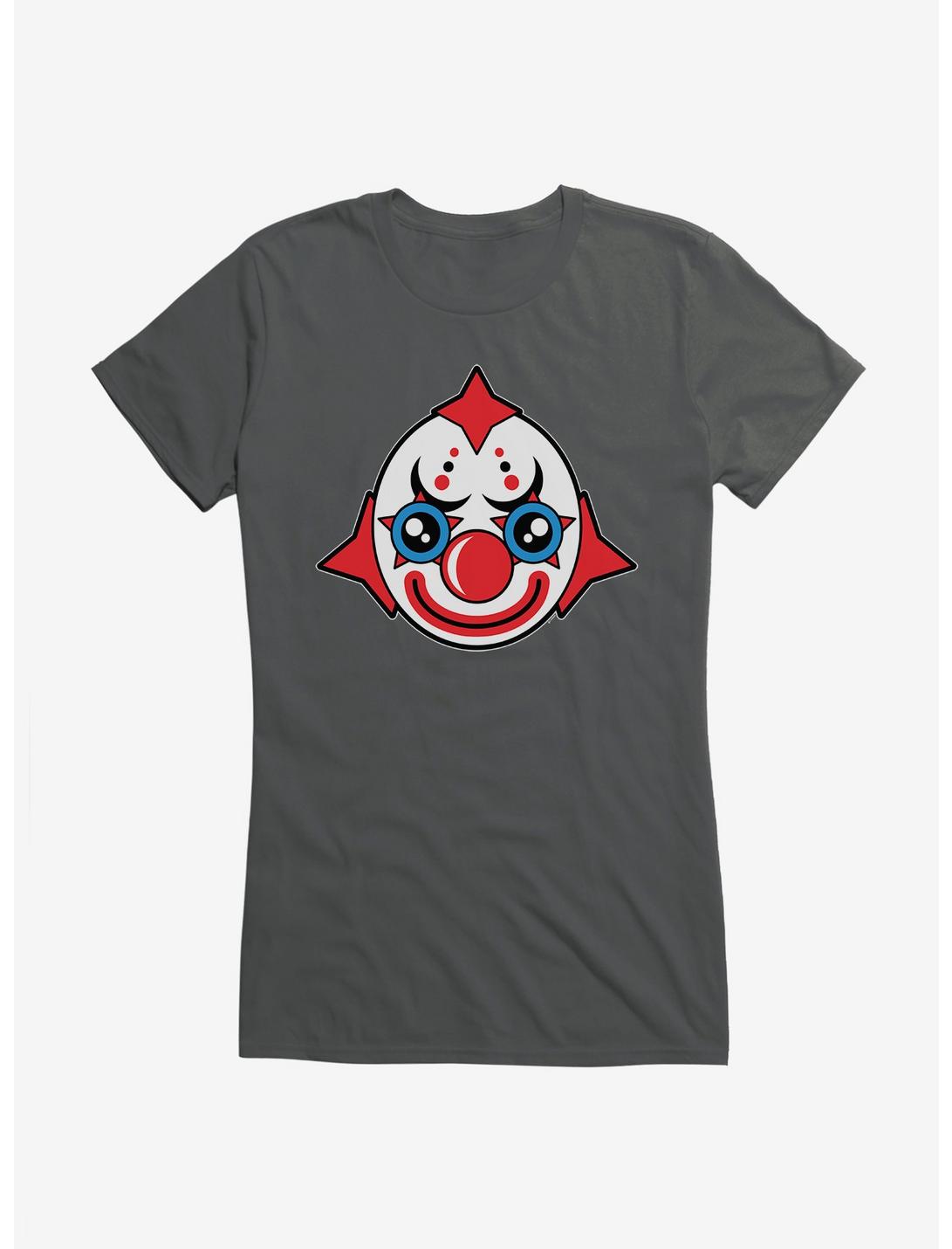 ICreate Evil Clown Girls T-Shirt, CHARCOAL, hi-res