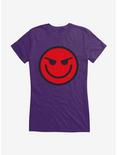 ICreate Evil Smile Girls T-Shirt, PURPLE, hi-res