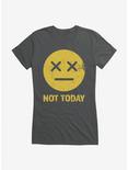ICreate Not Today White Girls T-Shirt, CHARCOAL, hi-res
