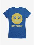 ICreate Not Today White Girls T-Shirt, ROYAL, hi-res