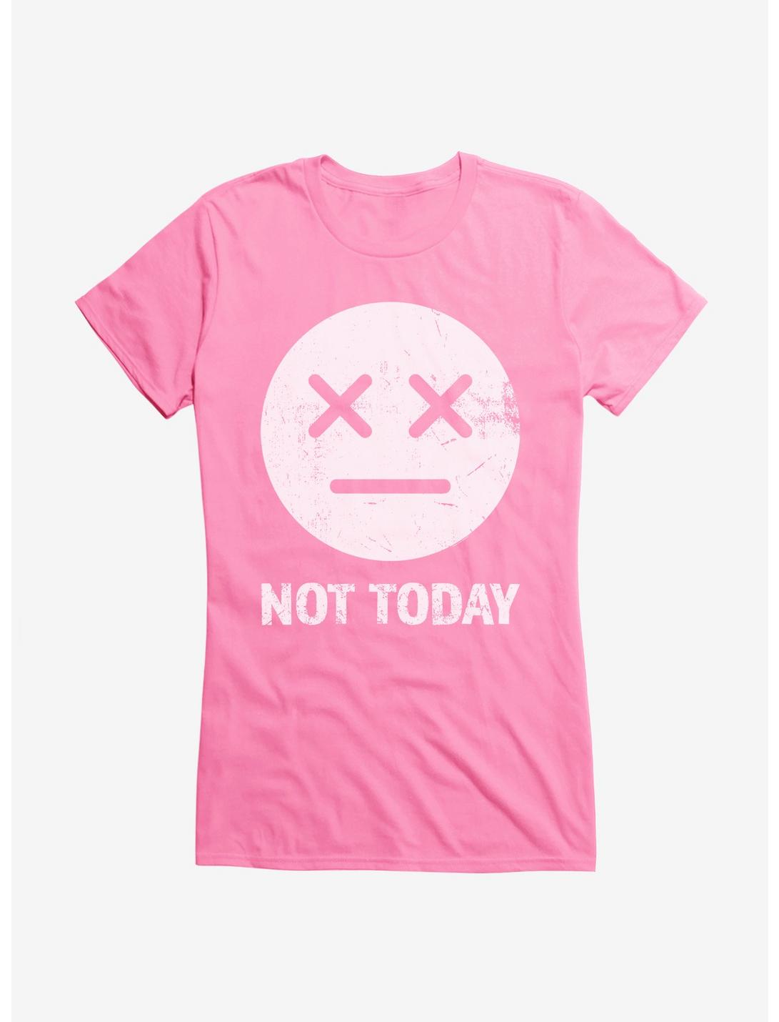 ICreate Not Today Yellow Girls T-Shirt, CHARITY PINK, hi-res