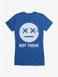 ICreate Not Today Yellow Girls T-Shirt, ROYAL, hi-res