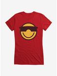 ICreate Sunglass Emoji Girls T-Shirt, RED, hi-res