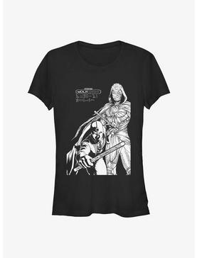 Marvel Moon Knight MK Line Art Duo Girls T-Shirt, , hi-res