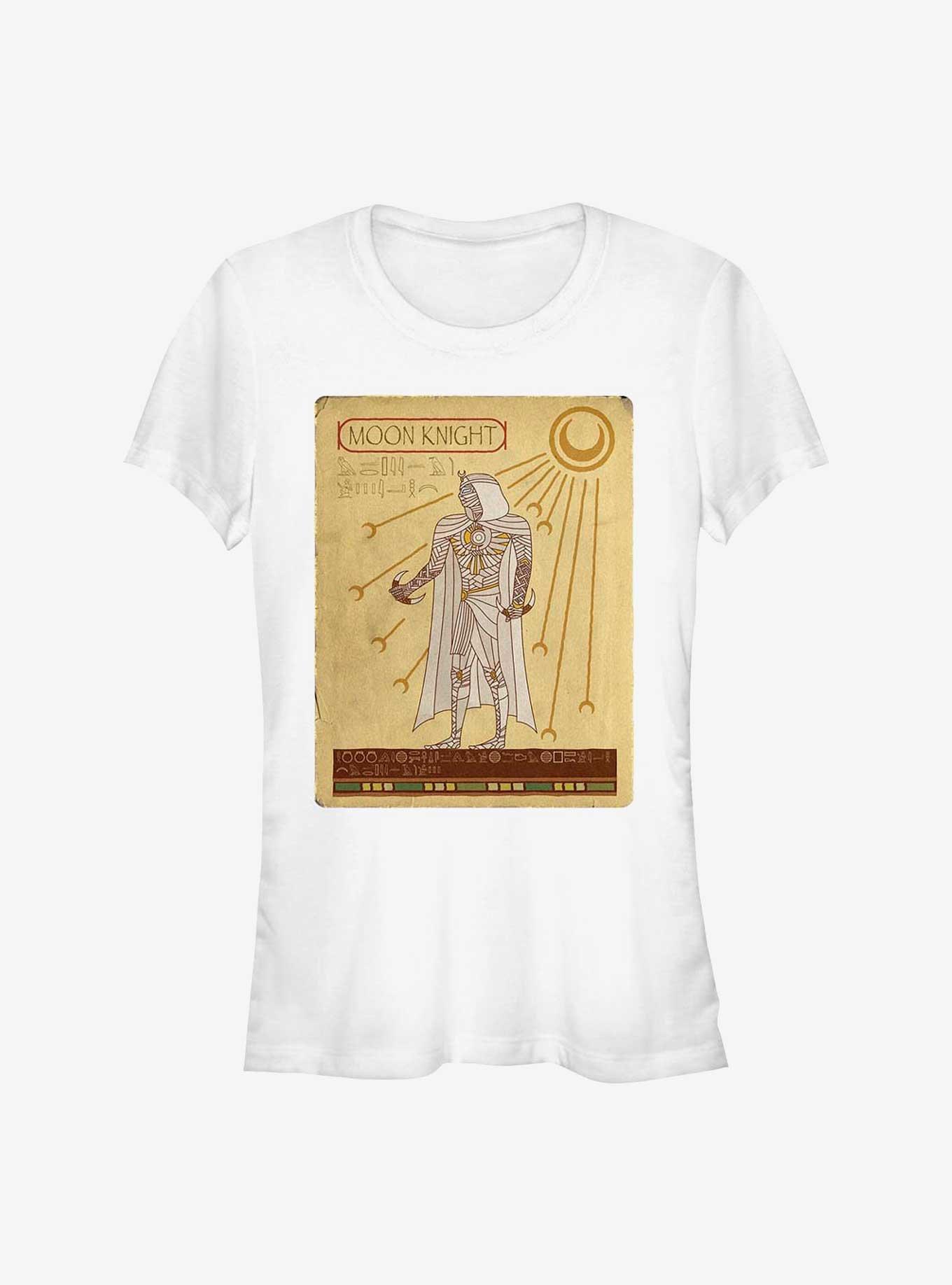 Marvel Moon Knight Ancient Card Girls T-Shirt, WHITE, hi-res