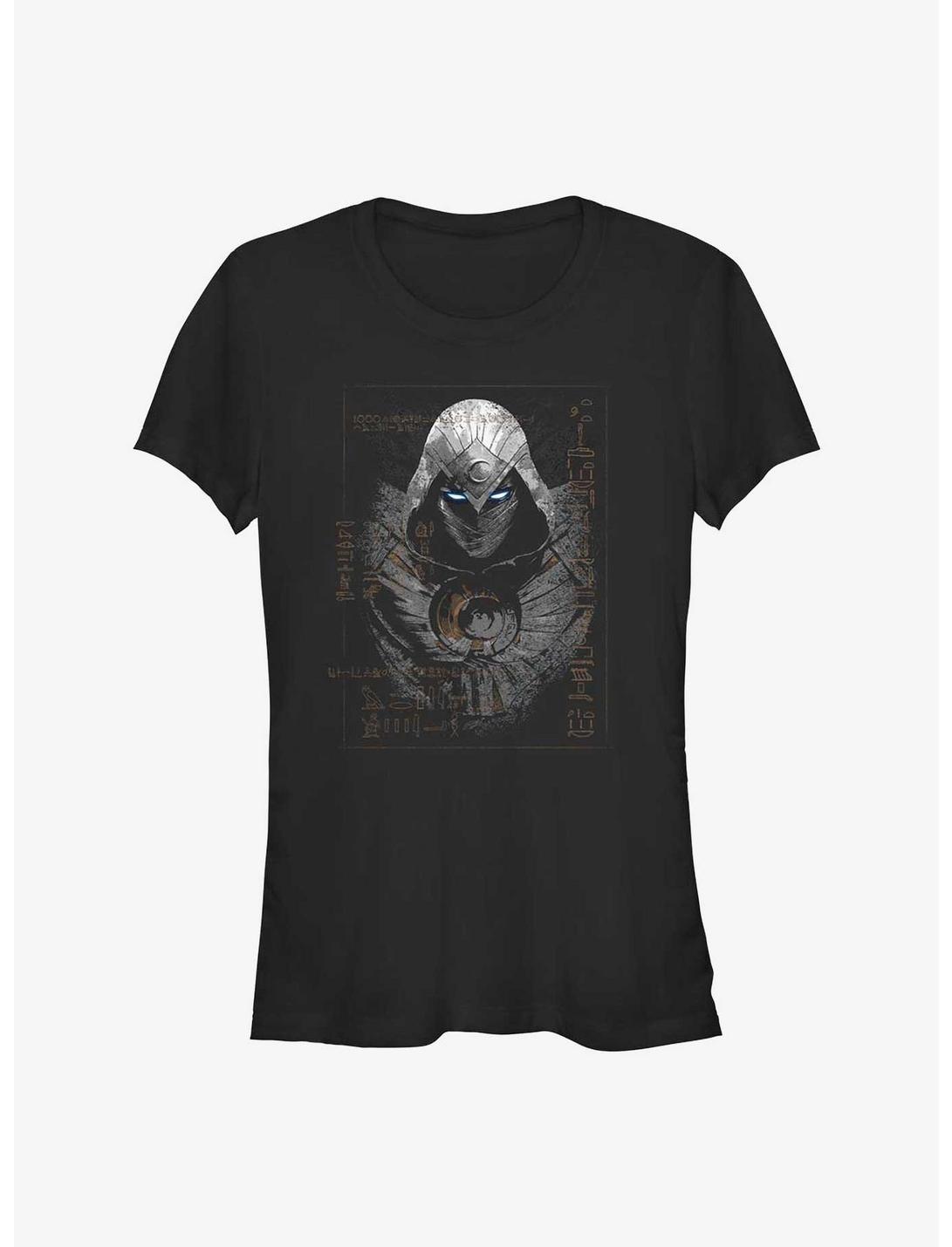 Marvel Moon Knight Ancient Glyphs Girls T-Shirt, BLACK, hi-res