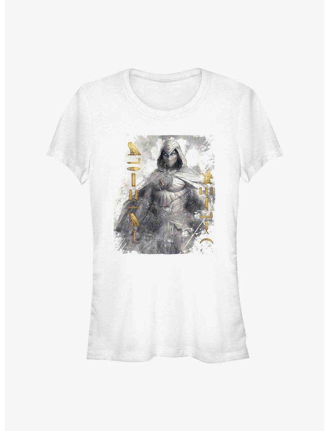 Marvel Moon Knight Glyphs Girls T-Shirt, WHITE, hi-res