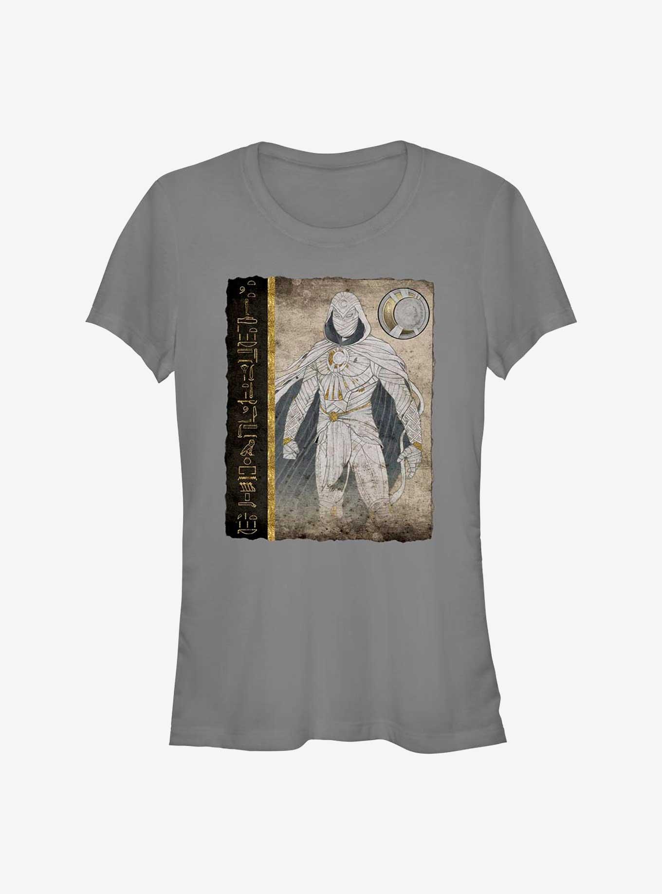 Marvel Moon Knight Scroll Fragment Girls T-Shirt, CHARCOAL, hi-res