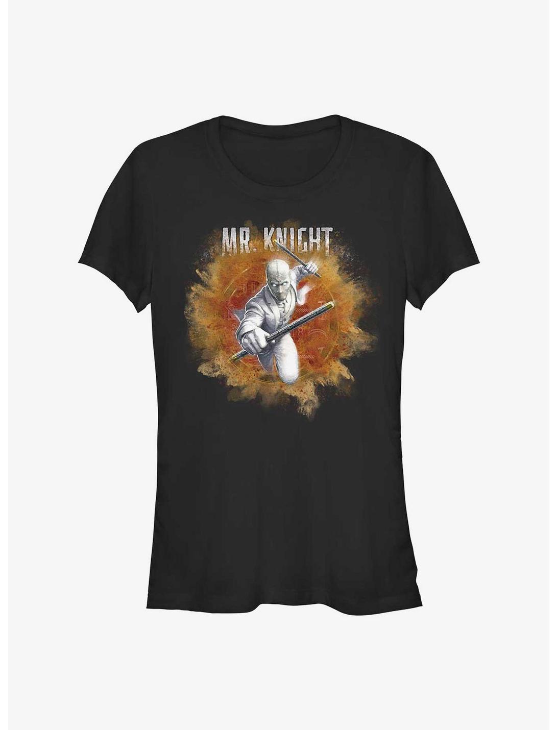 Marvel Moon Knight Mr. Knight Girls T-Shirt, BLACK, hi-res