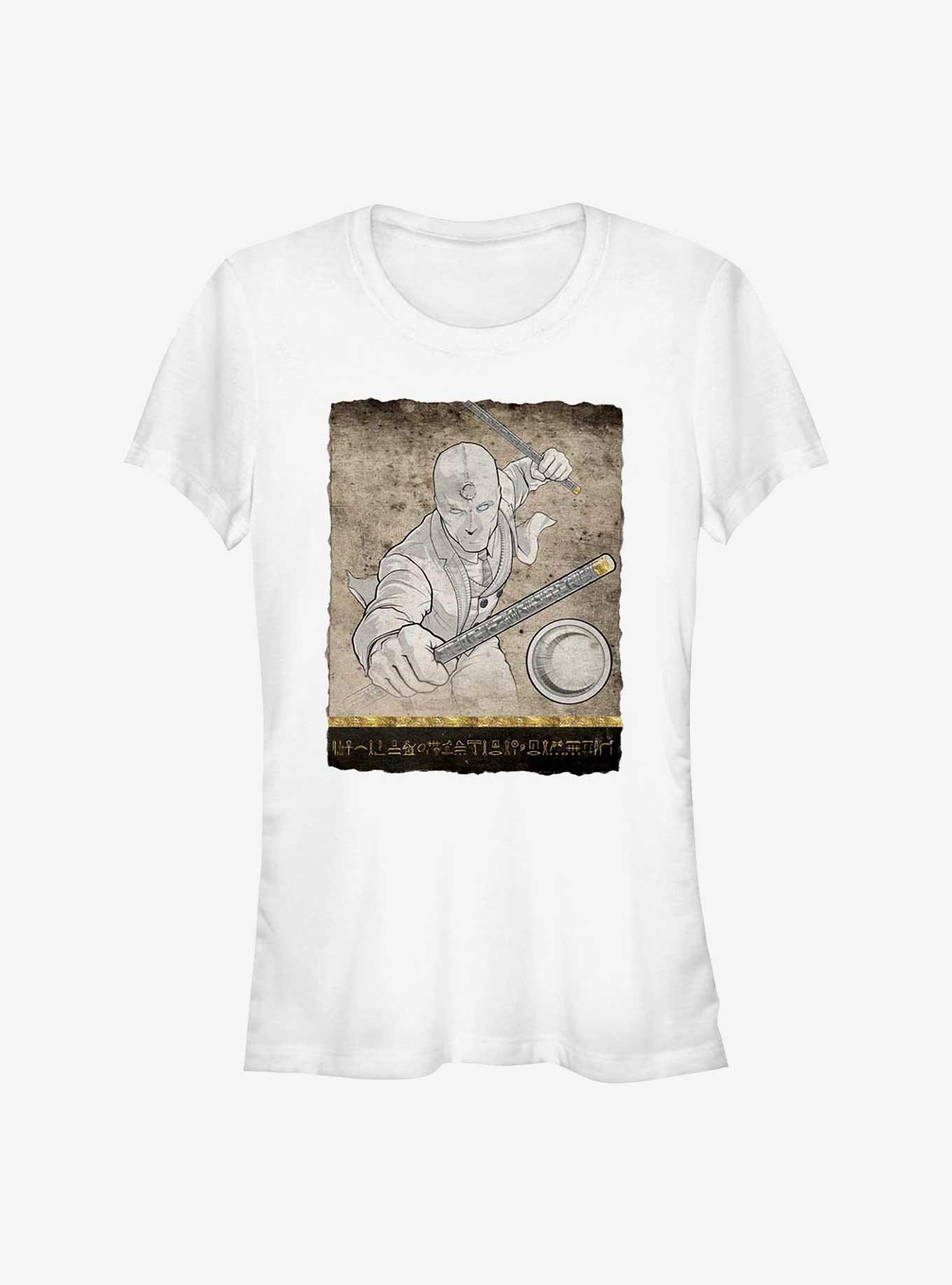 Marvel Moon Knight Mr. Knight Scroll Fragment Girls T-Shirt