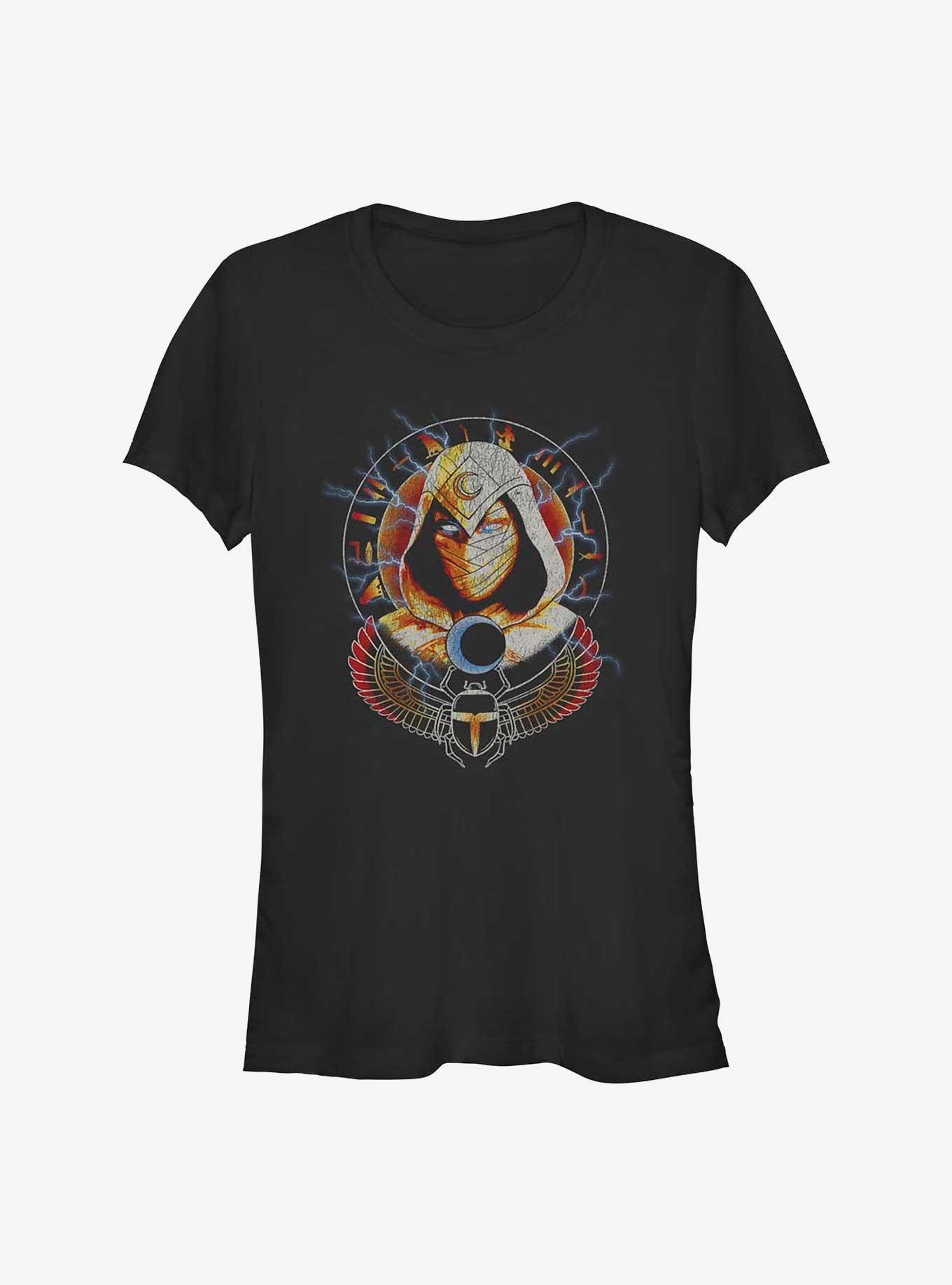 Marvel Moon Knight Scarab Moon Girls T-Shirt, BLACK, hi-res