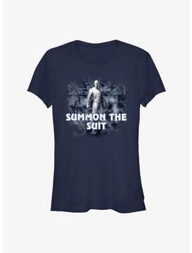 Marvel Moon Knight Summon The Suit Girls T-Shirt, NAVY, hi-res