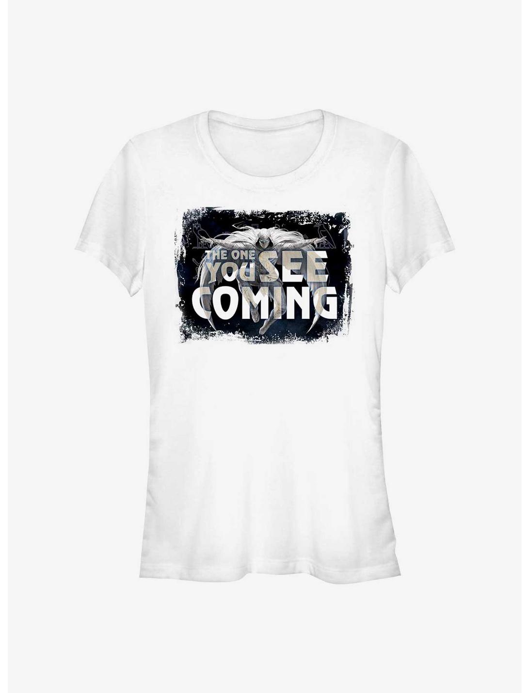 Marvel Moon Knight The One You See Coming Girls T-Shirt, WHITE, hi-res