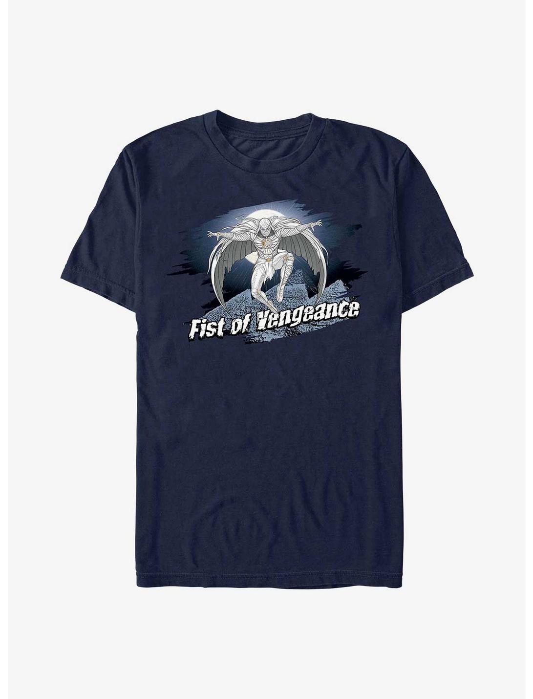 Marvel Moon Knight Fist of Vengeance Badge T-Shirt, NAVY, hi-res