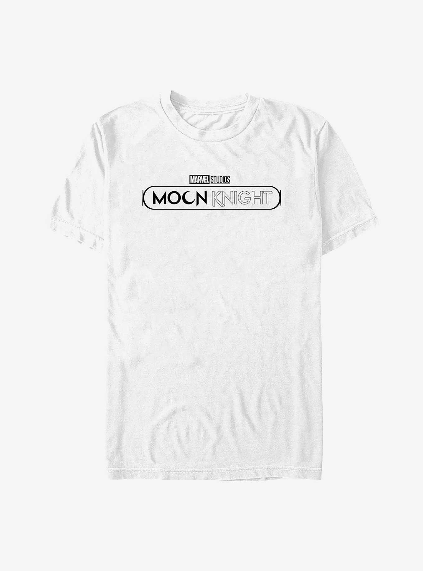 Marvel Moon Knight Black Logo T-Shirt, WHITE, hi-res