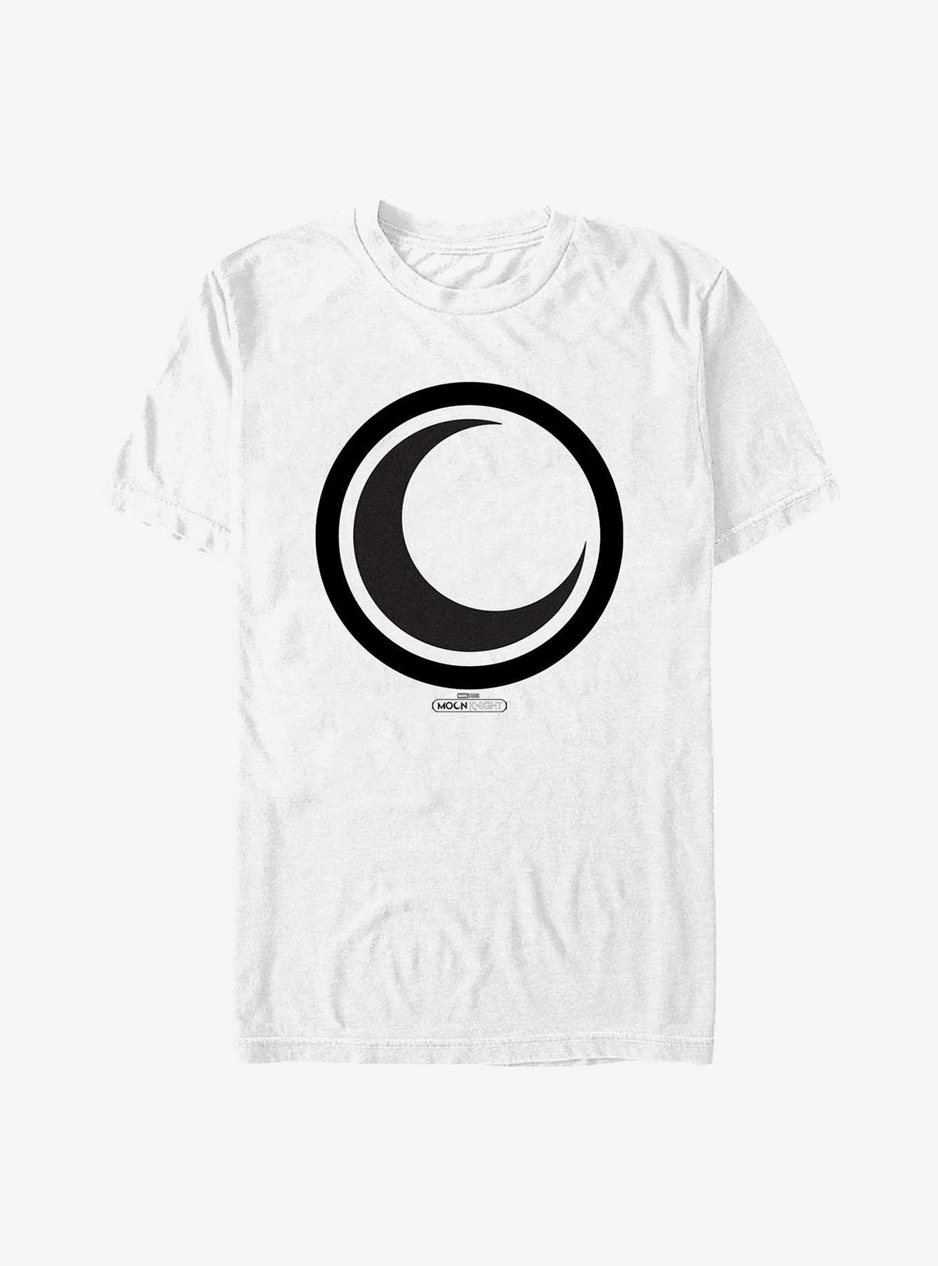 Marvel Moon Knight Crescent Icon T-Shirt, WHITE, hi-res