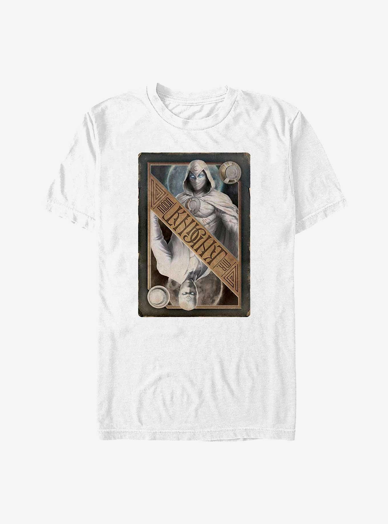 Marvel Moon Knight Playing Card T-Shirt, WHITE, hi-res