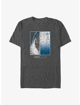 Marvel Moon Knight Split T-Shirt, CHAR HTR, hi-res