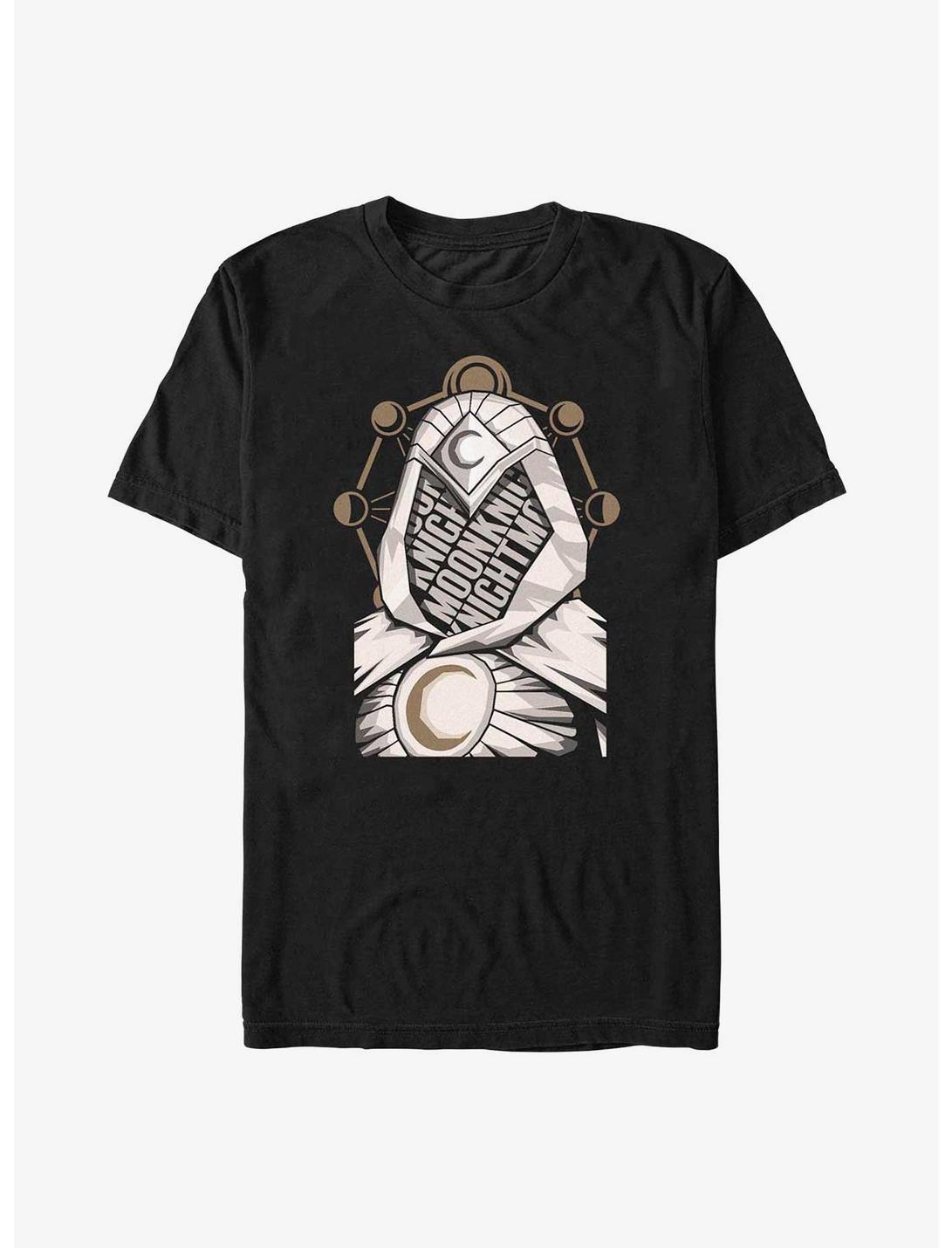 Marvel Moon Knight Paper Cut Moon T-Shirt, BLACK, hi-res