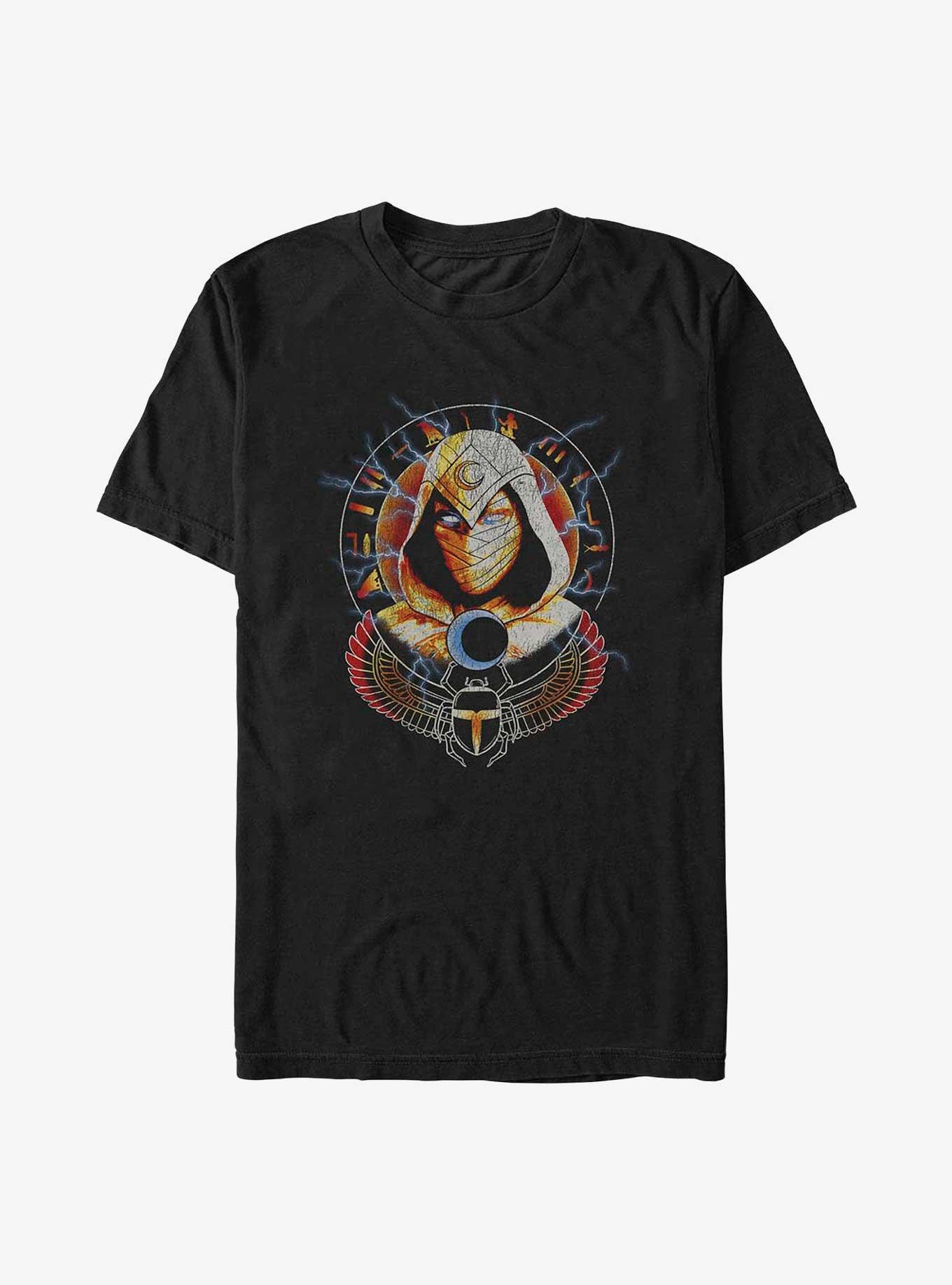 Marvel Moon Knight Scarab Moon T-Shirt, BLACK, hi-res