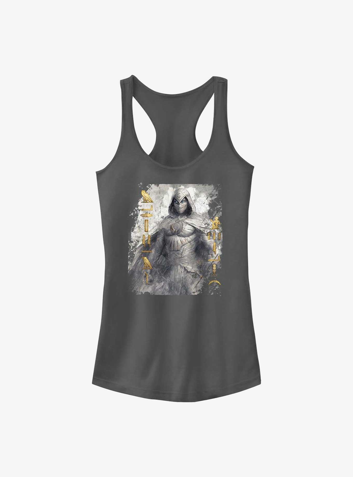 Marvel Moon Knight Glyphs Girls Tank, CHARCOAL, hi-res