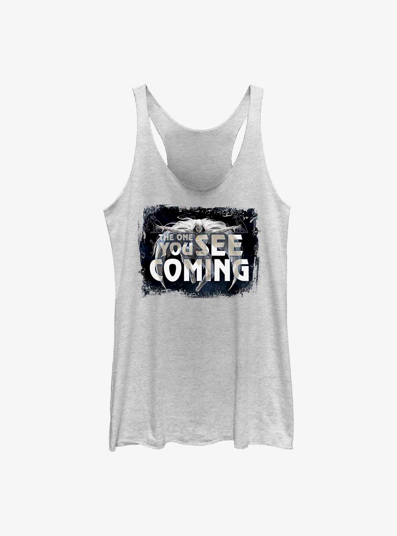 Marvel Moon Knight The One You See Coming Girls Tank, WHITE HTR, hi-res