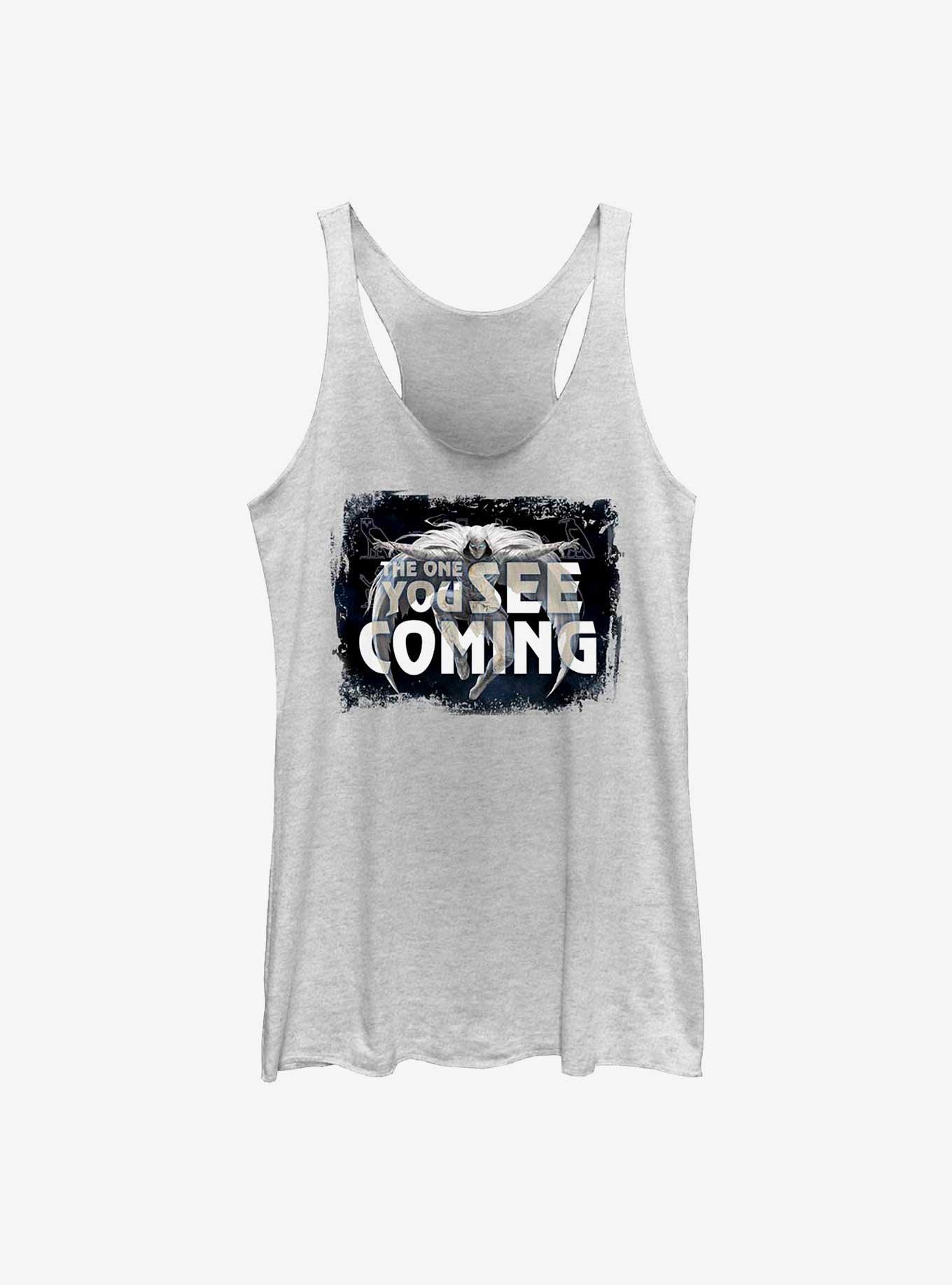 Marvel Moon Knight The One You See Coming Girls Tank, WHITE HTR, hi-res