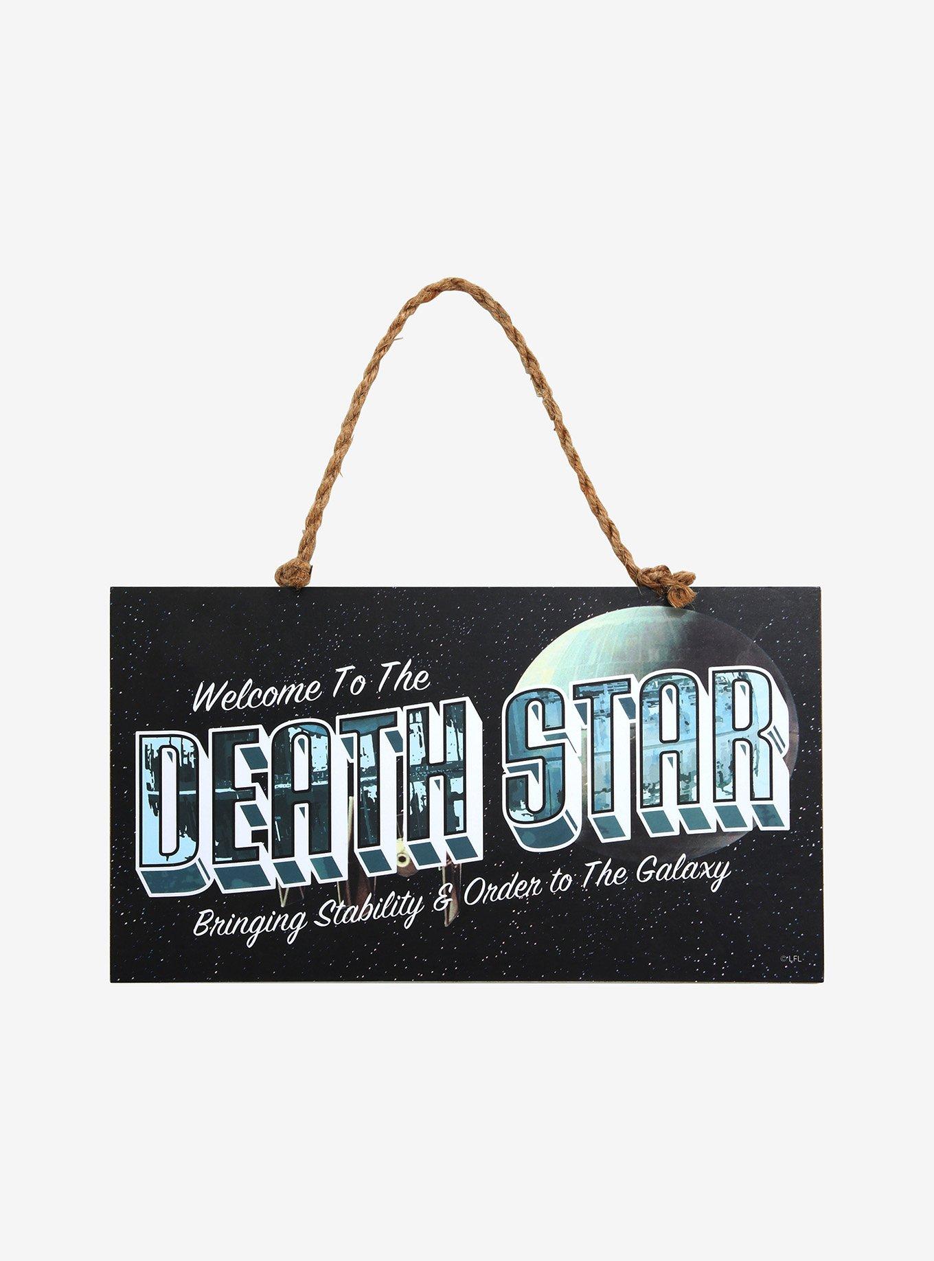 Star Wars Death Star and Cloud City Reversible Welcome Sign, , hi-res