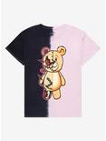 Deadly Teddy Bear Split Wash T-Shirt, PINK, hi-res
