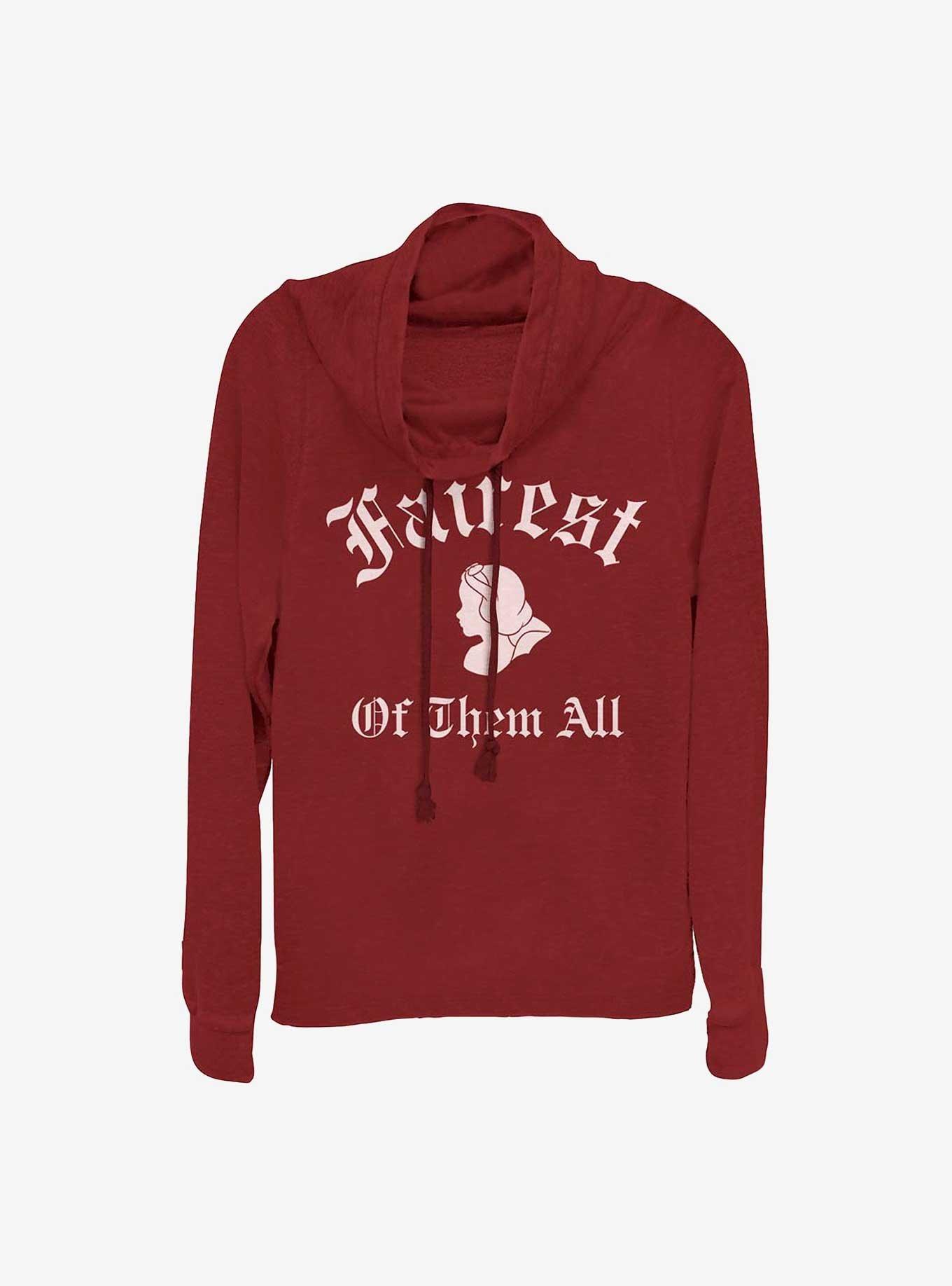 Disney Snow White and the Seven Dwarfs Olde Fairest Girls Cowl Neck Long Sleeve Top, , hi-res
