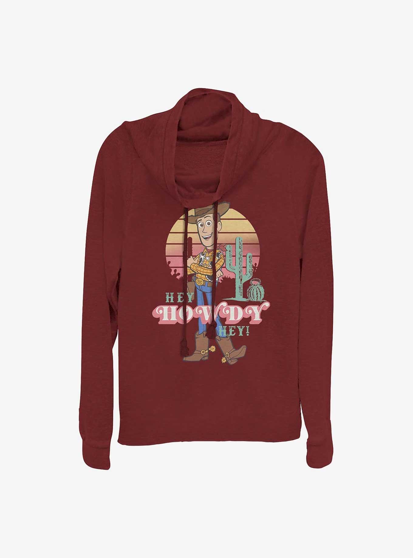 Disney Pixar Toy Story 4 Hey Howdy Girls Cowl Neck Long Sleeve Top, , hi-res