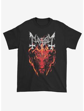 Mayhem Fire Goat Boyfriend Fit Girls T-Shirt, , hi-res