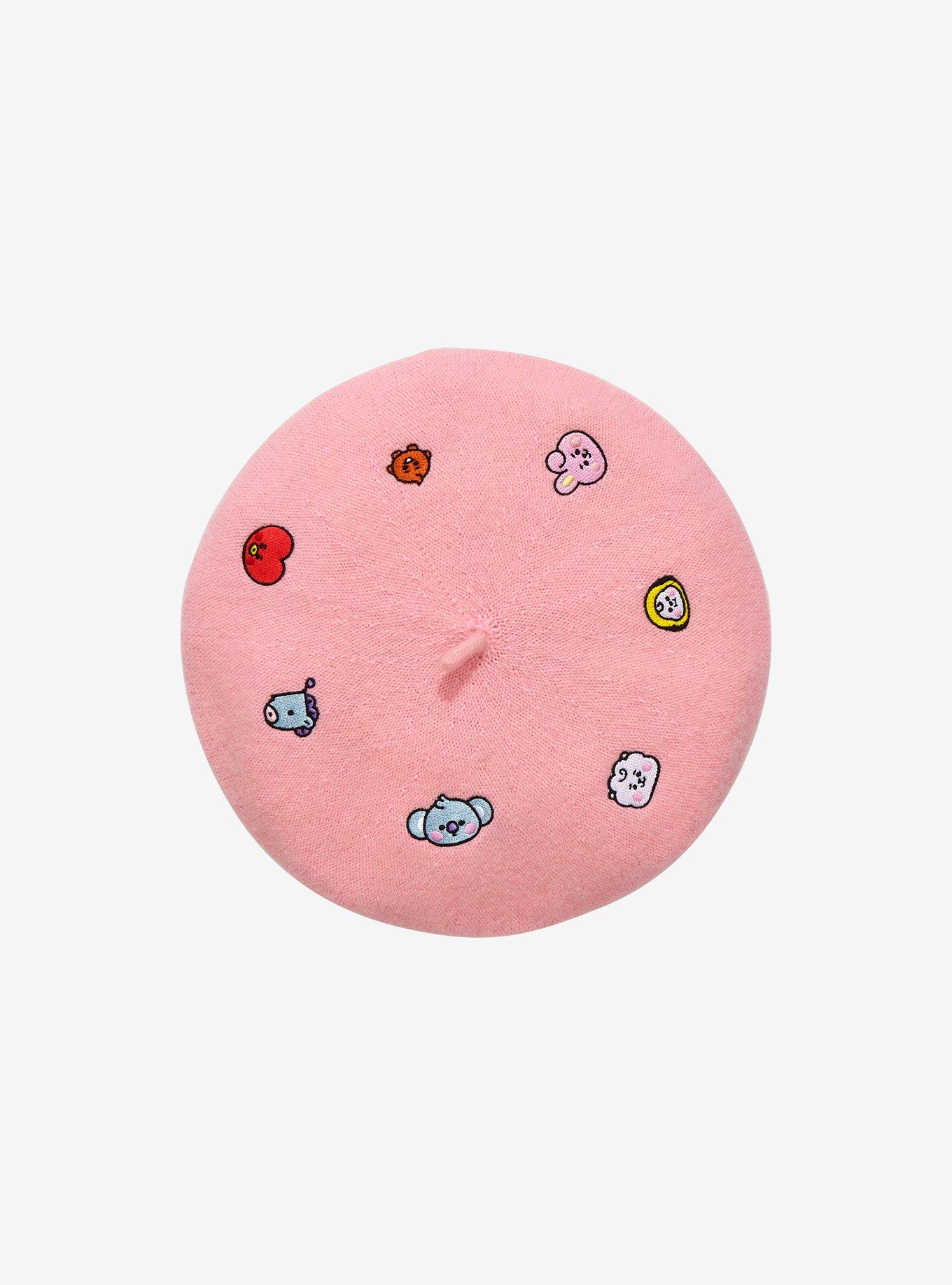 BT21 Characters Embroidered Beret, , hi-res