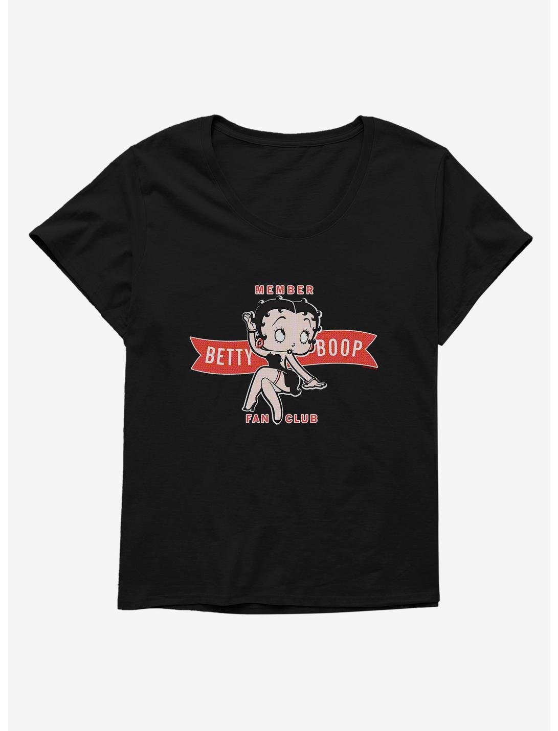 Betty Boop Fan Club Member Womens T-Shirt Plus Size, , hi-res