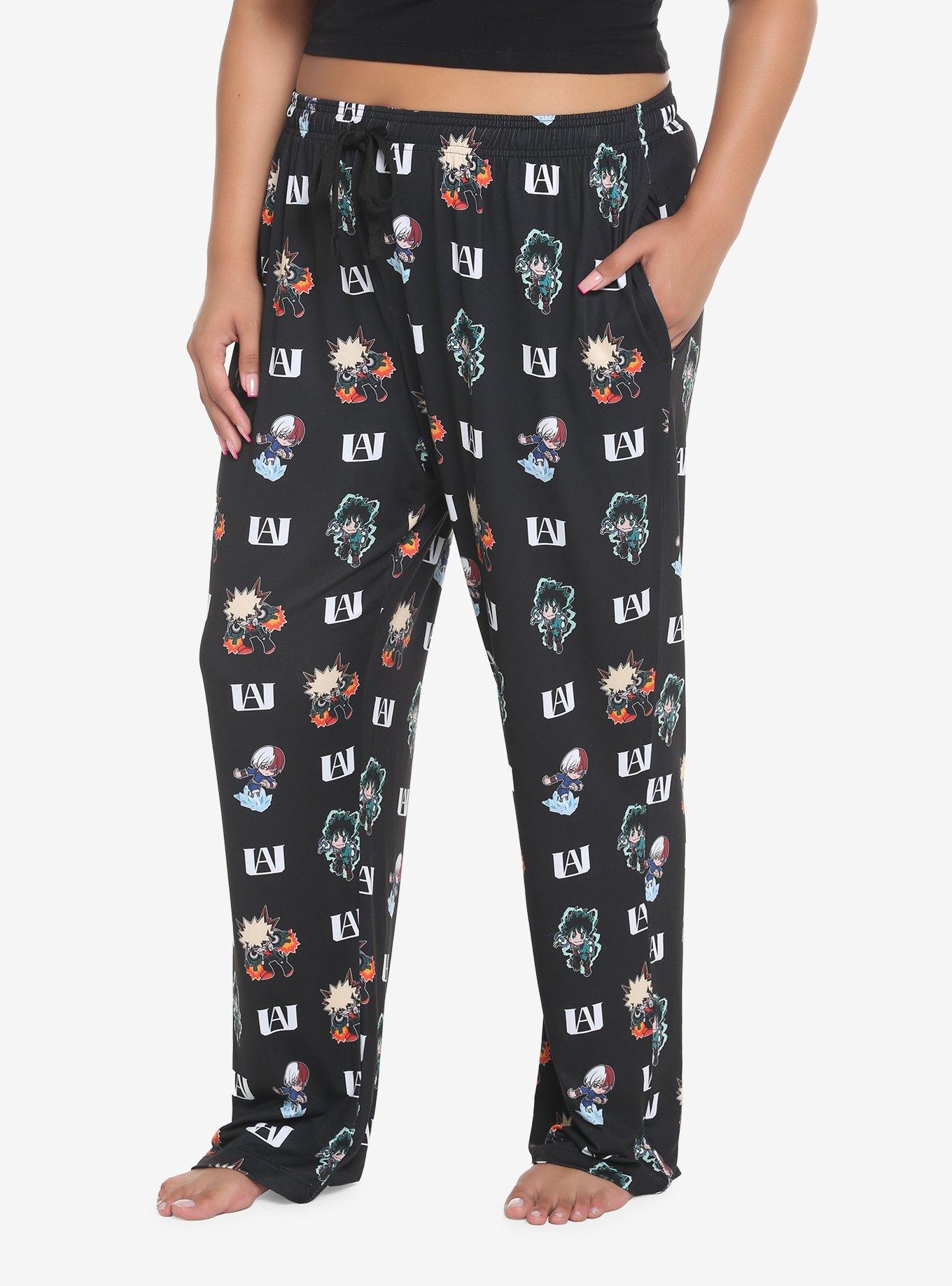 My Hero Academia Chibi Characters Pajama Pants Plus Size, MULTI, hi-res