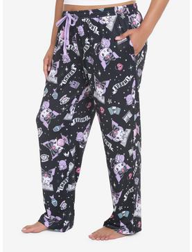 Kuromi Crystal Ball Pajama Pants Plus Size, , hi-res