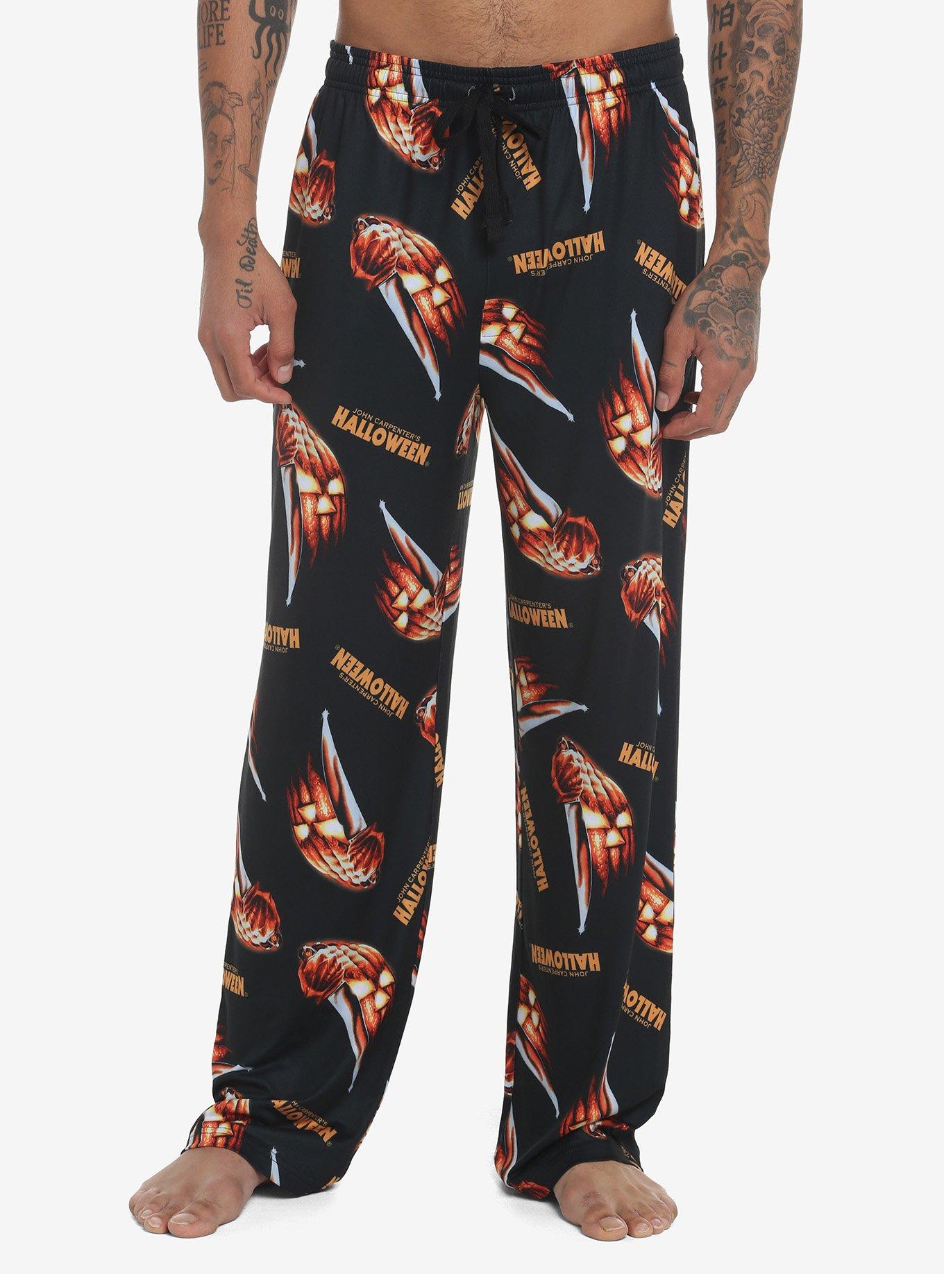 Halloween Pumpkin Knife Pajama Pants Hot Topic