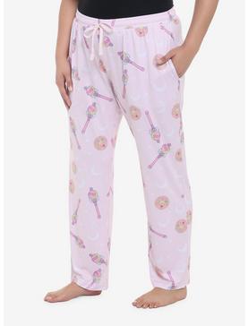 Sailor Moon Allover Print Pajama Pants Plus Size, , hi-res
