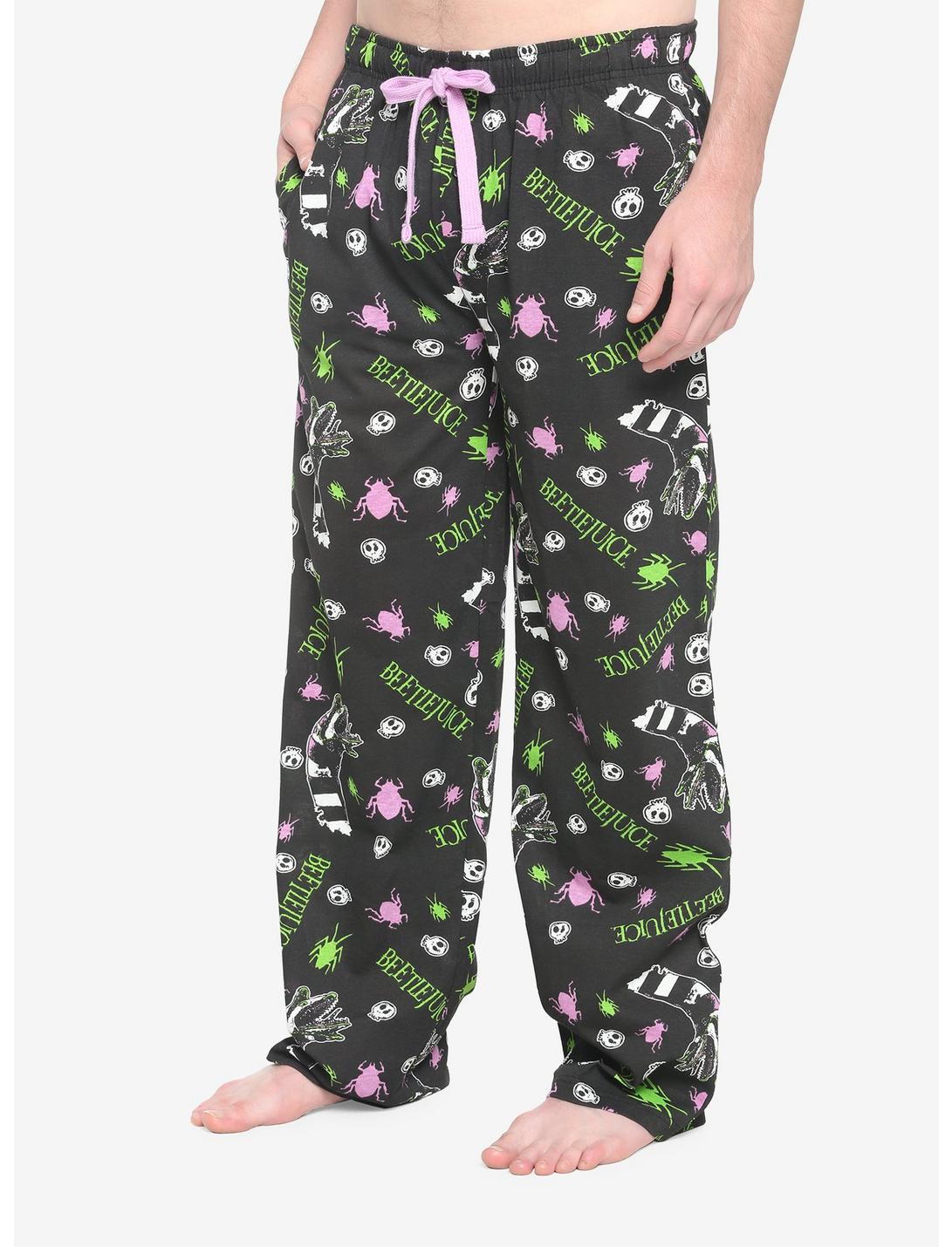 Beetlejuice Logos Pajama Pants, MULTI, hi-res