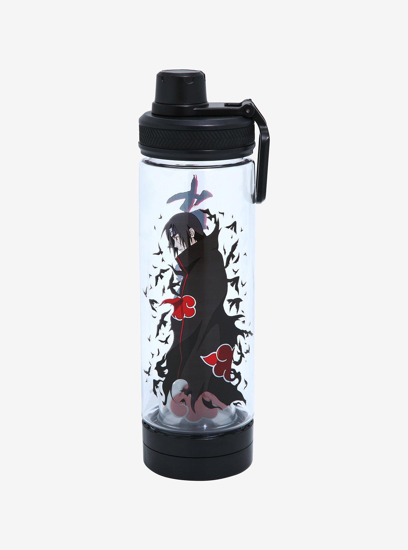 Naruto Shippuden Akatsuki Clouds Water Bottle Hot Topic